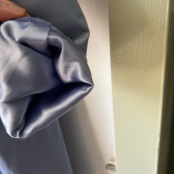 Weatherproof Garment Company Women's Trench Coat Jacket Periwinkle Blue L - Picture 8 of 17